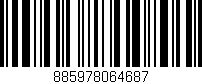 Código de barras (EAN, GTIN, SKU, ISBN): '885978064687'