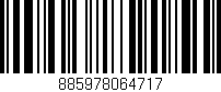 Código de barras (EAN, GTIN, SKU, ISBN): '885978064717'
