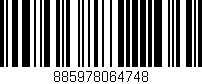 Código de barras (EAN, GTIN, SKU, ISBN): '885978064748'