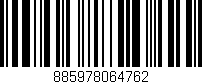 Código de barras (EAN, GTIN, SKU, ISBN): '885978064762'
