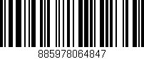 Código de barras (EAN, GTIN, SKU, ISBN): '885978064847'