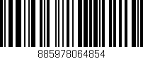 Código de barras (EAN, GTIN, SKU, ISBN): '885978064854'