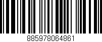 Código de barras (EAN, GTIN, SKU, ISBN): '885978064861'