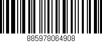 Código de barras (EAN, GTIN, SKU, ISBN): '885978064908'