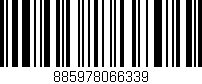 Código de barras (EAN, GTIN, SKU, ISBN): '885978066339'