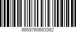 Código de barras (EAN, GTIN, SKU, ISBN): '8859780663392'