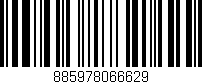 Código de barras (EAN, GTIN, SKU, ISBN): '885978066629'