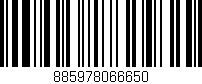 Código de barras (EAN, GTIN, SKU, ISBN): '885978066650'