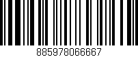 Código de barras (EAN, GTIN, SKU, ISBN): '885978066667'