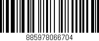 Código de barras (EAN, GTIN, SKU, ISBN): '885978066704'