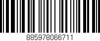 Código de barras (EAN, GTIN, SKU, ISBN): '885978066711'