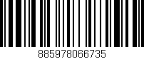 Código de barras (EAN, GTIN, SKU, ISBN): '885978066735'