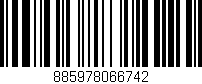 Código de barras (EAN, GTIN, SKU, ISBN): '885978066742'