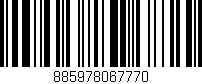 Código de barras (EAN, GTIN, SKU, ISBN): '885978067770'