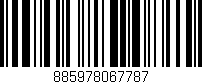 Código de barras (EAN, GTIN, SKU, ISBN): '885978067787'