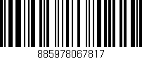 Código de barras (EAN, GTIN, SKU, ISBN): '885978067817'