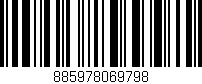 Código de barras (EAN, GTIN, SKU, ISBN): '885978069798'