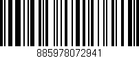 Código de barras (EAN, GTIN, SKU, ISBN): '885978072941'