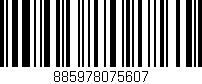 Código de barras (EAN, GTIN, SKU, ISBN): '885978075607'