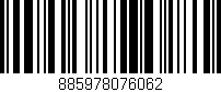 Código de barras (EAN, GTIN, SKU, ISBN): '885978076062'
