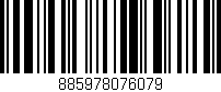 Código de barras (EAN, GTIN, SKU, ISBN): '885978076079'