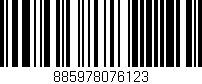 Código de barras (EAN, GTIN, SKU, ISBN): '885978076123'