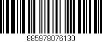 Código de barras (EAN, GTIN, SKU, ISBN): '885978076130'