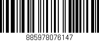Código de barras (EAN, GTIN, SKU, ISBN): '885978076147'
