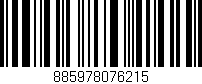 Código de barras (EAN, GTIN, SKU, ISBN): '885978076215'