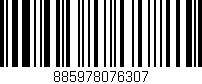 Código de barras (EAN, GTIN, SKU, ISBN): '885978076307'