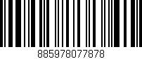 Código de barras (EAN, GTIN, SKU, ISBN): '885978077878'
