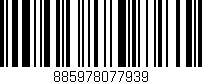 Código de barras (EAN, GTIN, SKU, ISBN): '885978077939'
