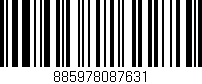Código de barras (EAN, GTIN, SKU, ISBN): '885978087631'