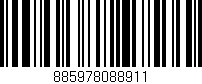 Código de barras (EAN, GTIN, SKU, ISBN): '885978088911'