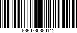 Código de barras (EAN, GTIN, SKU, ISBN): '8859780889112'