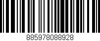 Código de barras (EAN, GTIN, SKU, ISBN): '885978088928'