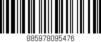 Código de barras (EAN, GTIN, SKU, ISBN): '885978095476'