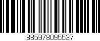 Código de barras (EAN, GTIN, SKU, ISBN): '885978095537'
