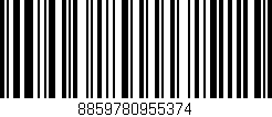 Código de barras (EAN, GTIN, SKU, ISBN): '8859780955374'