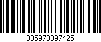 Código de barras (EAN, GTIN, SKU, ISBN): '885978097425'