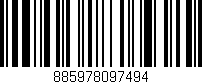 Código de barras (EAN, GTIN, SKU, ISBN): '885978097494'