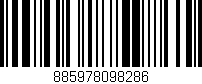 Código de barras (EAN, GTIN, SKU, ISBN): '885978098286'