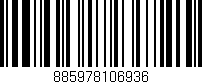 Código de barras (EAN, GTIN, SKU, ISBN): '885978106936'