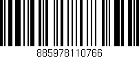 Código de barras (EAN, GTIN, SKU, ISBN): '885978110766'