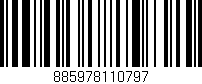Código de barras (EAN, GTIN, SKU, ISBN): '885978110797'