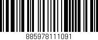 Código de barras (EAN, GTIN, SKU, ISBN): '885978111091'