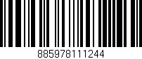 Código de barras (EAN, GTIN, SKU, ISBN): '885978111244'