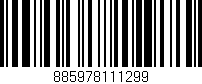 Código de barras (EAN, GTIN, SKU, ISBN): '885978111299'