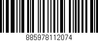 Código de barras (EAN, GTIN, SKU, ISBN): '885978112074'