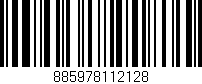 Código de barras (EAN, GTIN, SKU, ISBN): '885978112128'
